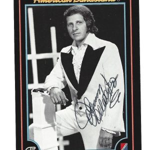 Johnny Maestro REAL SIGNED 1993 American Bandstand COA Brooklyn Bridge Crests