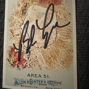 Bob Lazar Signed Trading Card Autographed Allen & Ginter Area 51