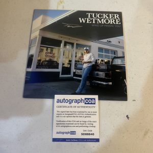 TUCKER WETMORE SIGNED AUTOGRAPH 7” VINYL ALBUM ACOA WIND UP MISSIN YOU SINGLE