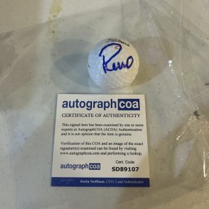 ROCCO MEDIATE SIGNED AUTOGRAPH MASTERS GOLF BALL ACOA PGA GOLFER