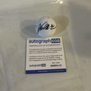 YE YANG SIGNED AUTOGRAPH MASTERS GOLF BALL ACOA TITLEIST PGA TOUR MAJOR CHAMP