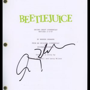 Alec Baldwin "Beetlejuice" AUTOGRAPH Signed Complete Full Script Screenplay ACOA