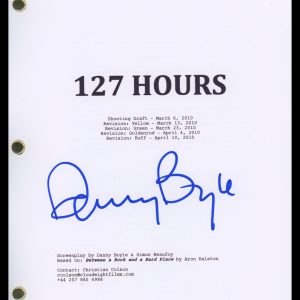 Danny Boyle "127 Hours" Director AUTOGRAPH Signed Full Script Screenplay ACOA