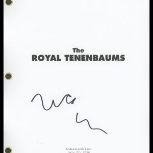 Wes Anderson "The Royal Tenenbaums" AUTOGRAPH Signed Full Script Screenplay ACOA