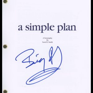 Billy Bob Thornton "A Simple Plan" AUTOGRAPH Signed Full Script Screenplay ACOA