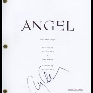 Amy Acker "Angel" AUTOGRAPH Signed Complete 'Not Fade Away' Episode Script ACOA