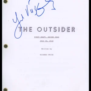 Yul Vazquez "The Outsider" AUTOGRAPH Signed 'Yunis' Pilot Episode Script ACOA