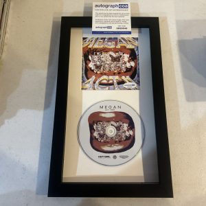 MEGAN THEE STALLION SIGNED AUTOGRAPH ACT II FRAMED CD DISPLAY ACOA RAP