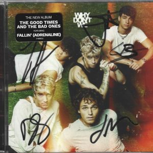 Why Don't We REAL hand SIGNED Good Times And The Bad Ones CD #2 COA Autographed