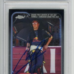 Sergio Perez Signed Autographed 2024 Topps Chrome F1 #169 Auto PSA/DNA
