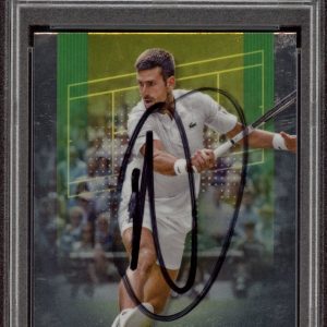 2024 Topps Chrome #1 Novak Djokovic Signed Tennis Card PSA/DNA AUTO ATP GOAT