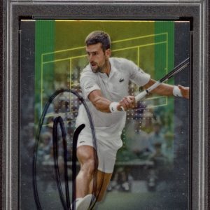 2024 Topps Chrome #1 Novak Djokovic Signed Tennis Card PSA/DNA AUTO ATP GOAT