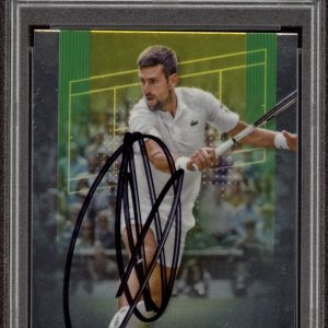 2024 Topps Chrome #1 Novak Djokovic Signed Tennis Card PSA/DNA AUTO ATP GOAT