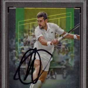 2024 Topps Chrome #1 Novak Djokovic Signed Tennis Card PSA/DNA AUTO ATP GOAT