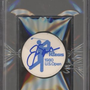 Jack Nicklaus Signed 1980 US OPEN CHAMPION Golf Badge PSA GEM MINT 10 AUTO