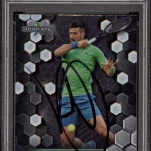 2024 Topps Graphite #200 Novak Djokovic Signed Tennis Card PSA/DNA AUTO ATP GOAT