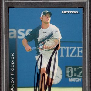 2003 NetPro #1 Andy Roddick Signed International Series Rookie Card PSA AUTO RC