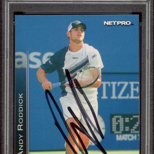 2003 NetPro #1 Andy Roddick Signed International Series Rookie Card PSA AUTO RC