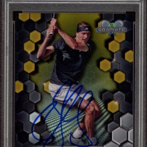 2024 Topps Graphite Tennis #63 Alexander Zverev Signed Gold /25 Rookie PSA AUTO