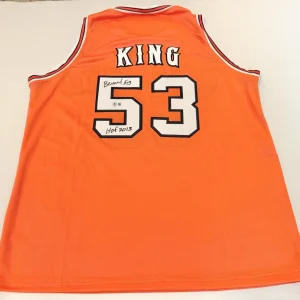 Bernard King Tennessee Vols signed Custom jersey W/ HOF Beckett Witnessed