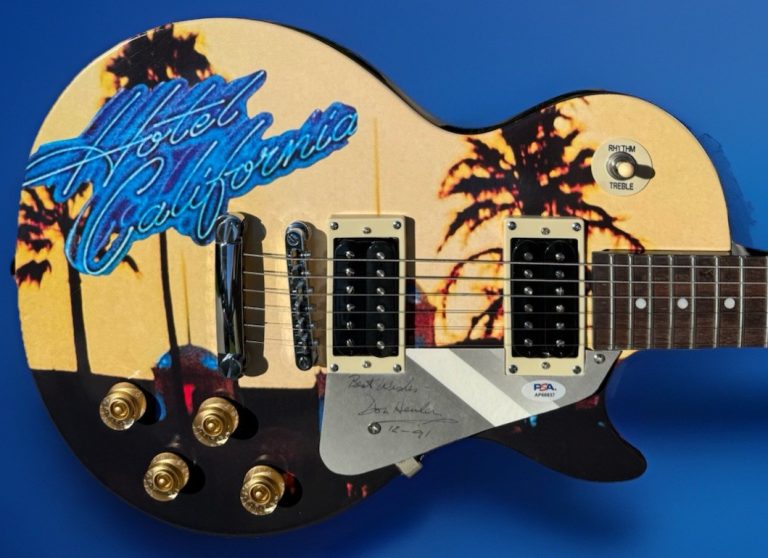 The Eagles DON HENLEY Autographed Custom 