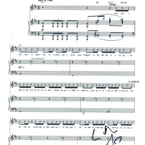 Lin-Manuel Miranda Hamilton Signed Autograph Alexander Hamilton Sheet Music BAS