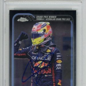 Sergio Perez Signed Autographed 2024 Topps Chrome F1 #146 Auto PSA/DNA
