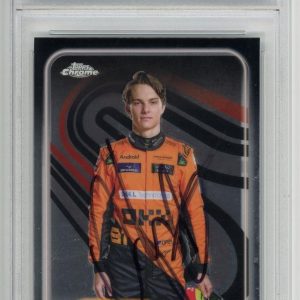 Oscar Piastri Signed 2024 Topps Chrome Formula 1 F1 Drivers #8 Auto PSA/DNA