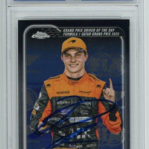 Oscar Piastri Signed Autographed 2024 Topps Chrome Formula 1 #175 Auto PSA/DNA