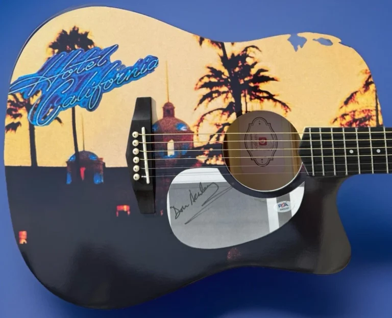 The Eagles DON HENLEY Autographed Custom Graphics 