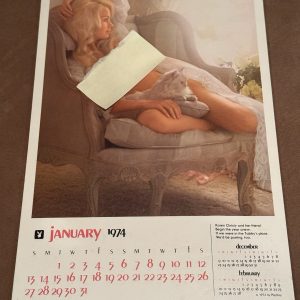 Vintage 1974 Playboy Desk Calendar