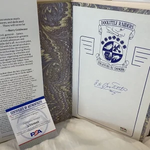 JIMMY DOOLITTLE SIGNED I COULD NEVER BE SO LUCKY AGAIN BOOK PSA DNA COA