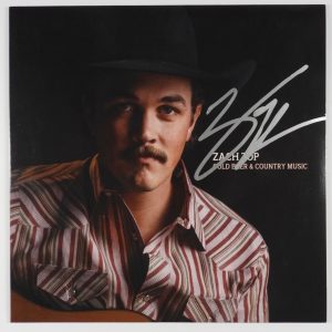 Zach Top JSA Signed Autograph Album Record Vinyl Cold Beer & Country Music