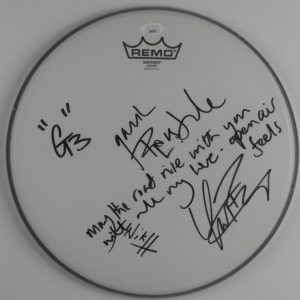 BUSH JSA  Signed Autograph Drum head Gavin Rossdale