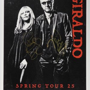 Pat Benatar Neil Giraldo JSA Signed Autograph Tour Lithograph
