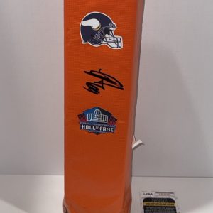 JARED ALLEN SIGNED TOUCHDOWN PYLON MINNESOTA VIKINGS HOF FOOTBALL JSA COA