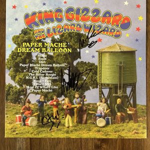 ‘King Gizzard & The Lizard Wizard’ Band Signed Paper Mache Dream Vinyl Album