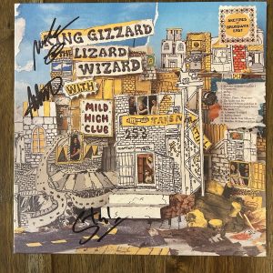 ‘King Gizzard & The Lizard Wizard’ Band Signed Sketches Of Brunswick Vinyl Album