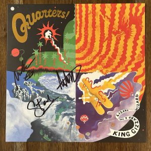 ‘King Gizzard & The Lizard Wizard’ Band Signed ‘Quarters!’ Vinyl Album