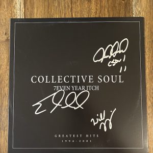 ‘Collective Soul’ Band Signed ‘Greatest Hits’ Vinyl Album Ed Roland +2