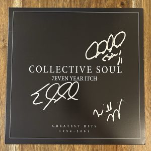 ‘Collective Soul’ Band Signed ‘Greatest Hits’ Vinyl Album Ed Roland +2