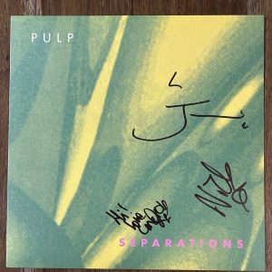 ‘Pulp’ Band Signed Vinyl Album ‘Separations’ Jarvis Cocker +2
