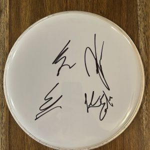 ‘The Beaches’ Band Full Signed Drumhead 10” Jordan Miller +3