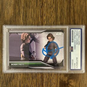 Daniel Logan ‘Star Wars’ Signed Card ‘Boba Fett’ Young PSA/DNA Slab