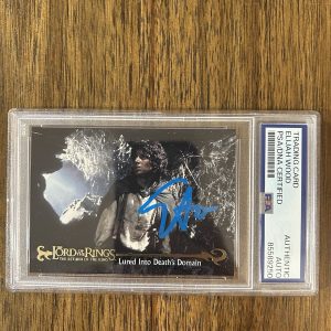 Elijah Wood ‘Lord of the Rings’ Signed ‘Frodo Baggins’ Card PSA Slab