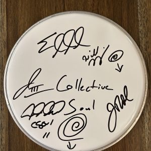 ‘Collective Soul’ Full Band Signed 10” White Drumhead Ed Roland +4
