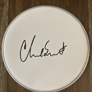 Chad Smith ‘Red Hot Chili Peppers’ Band Drummer Signed 10” Drumhead Autograph