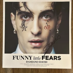 ‘Damiano David’ Signed Vinyl Album ‘Funny Little Fears’ Beckett Maneskin