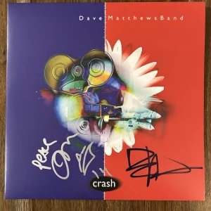 ‘Dave Matthews & Tim Reynolds’ Signed ‘Crash’ Vinyl Album Beckett DMB Band
