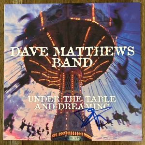 ‘Dave Matthews’ Signed ‘Under The Table And Dreaming’ Vinyl Album Beckett DMB